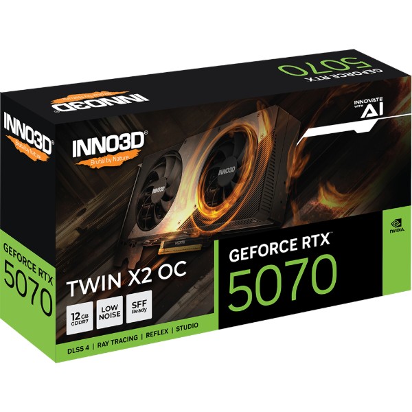 Фото - Відеокарта Inno3D NVIDIA GEFORCE RTX 5070 12 2GB OC (N50702-12D7X-195064N)
