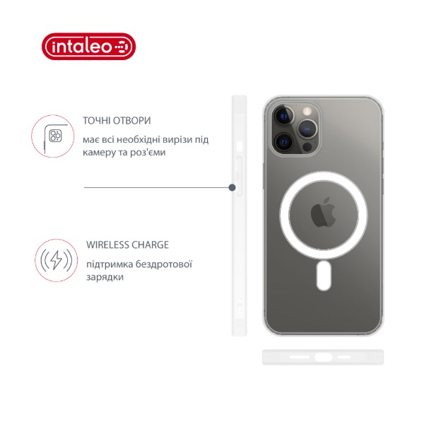 Фото - Чохол для смартфону Intaleo CLEAR for Apple iPhone 12 Pro Max MagSafe with Box (1283126609589)