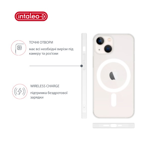 Фото - Чохол для смартфону Intaleo CLEAR for Apple iPhone 13 MagSafe with Box (1283126609626)