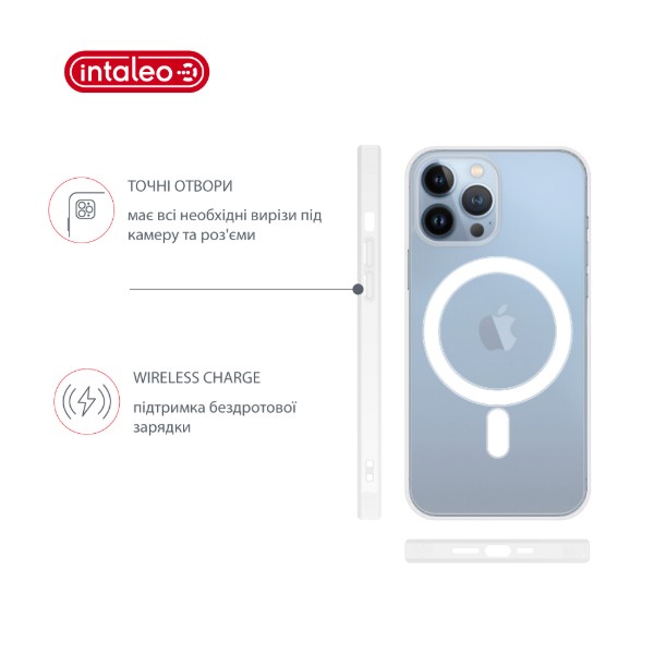 Фото - Чохол для смартфону
 Intaleo CLEAR for Apple iPhone 13 Pro MagSafe with Box (1283126609619)