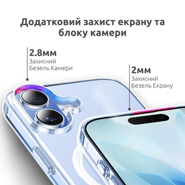 Фото - Чохол для смартфону Intaleo CLEAR for Apple iPhone 16 Plus MagSafe with Box (1283126609633)