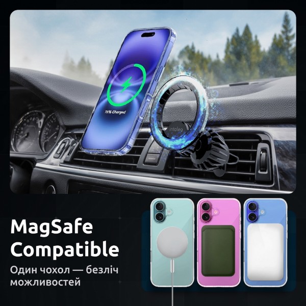 Фото - Чохол для смартфону Intaleo CLEAR for Apple iPhone 16 Plus MagSafe with Box (1283126609633)