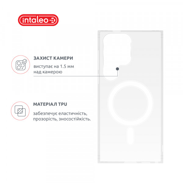 Фото - Чехол для смартфона Intaleo CLEAR for Samsung Galaxy S24 Ultra MagSafe (1283126590603)