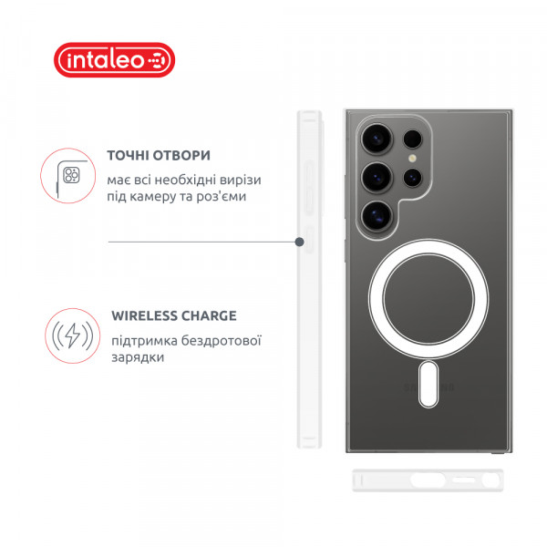 Фото - Чехол для смартфона Intaleo CLEAR for Samsung Galaxy S24 Ultra MagSafe (1283126590603)