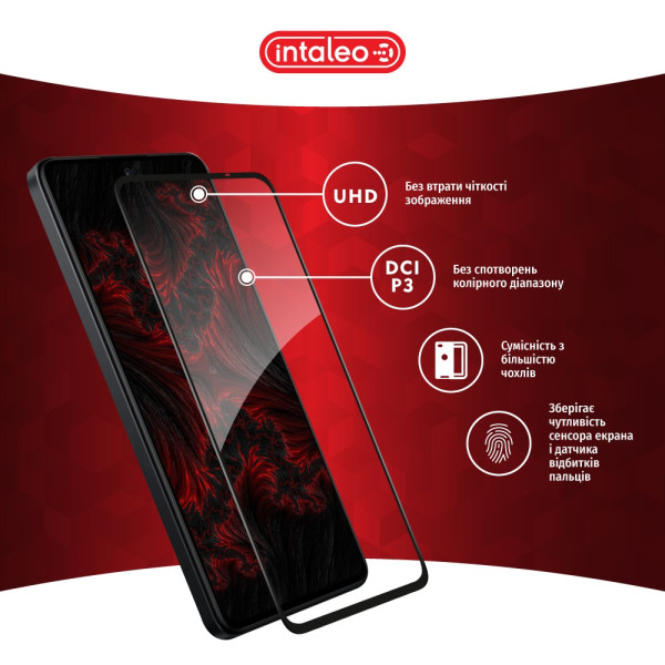Фото - Захисне скло для смартфону Intaleo Full Glue for Xiaomi Redmi Note 14 5G Black (1283126599460)