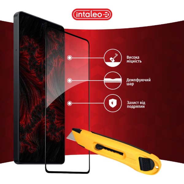 Фото - Захисне скло для смартфону Intaleo Full Glue ESD for Xiaomi Redmi Note 14S 4G Black (1283126620836)