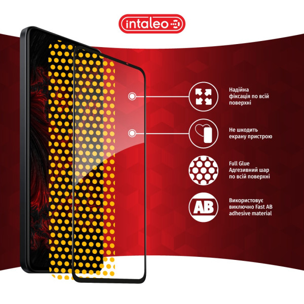 Фото - Захисне скло для смартфону Intaleo Full Glue for Xiaomi Redmi Note 14 5G Black (1283126599460)