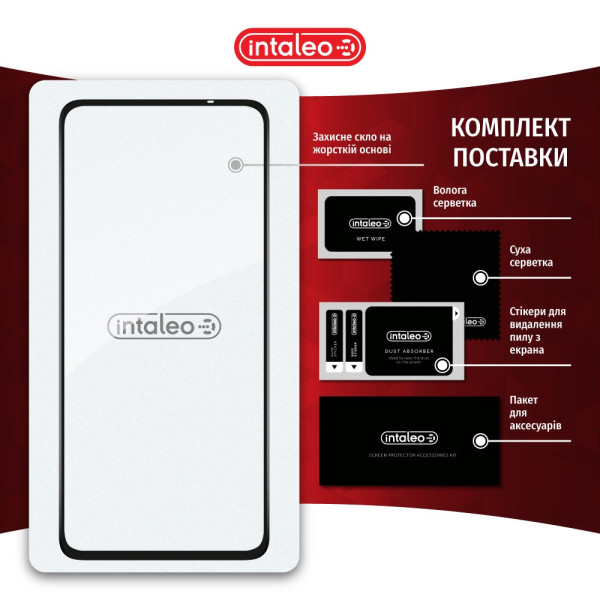 Фото - Захисне скло для смартфону Intaleo Full Glue for Xiaomi Redmi Note 14 5G Black (1283126599460)