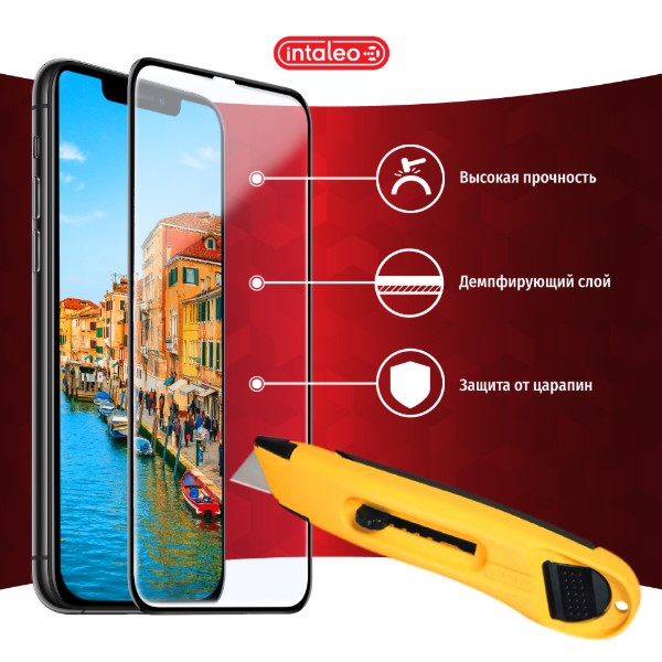 Фото - Защитное стекло для смартфона Intaleo Full Glue for Apple iPhone 12 Pro (1283126506420)