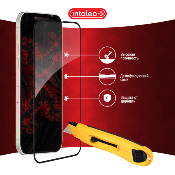 Фото - Захисне скло для смартфону Intaleo 9H 3D for Apple iPhone 13 / 13 Pro / iPhone 14 / 16e / 17e Black (1283126535598)