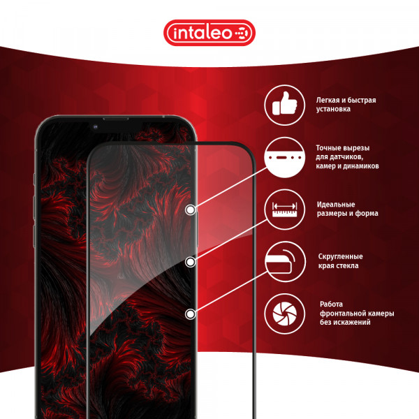 Фото - Захисне скло для смартфона Intaleo Full Glue for Apple iPhone 13 (1283126514968)