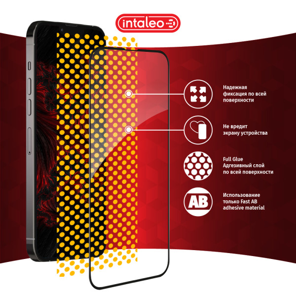 Фото - Защитное стекло для смартфона Intaleo 9H 3D for Apple iPhone 13 Pro Max / iPhone 14 Plus Black (1283126523953)