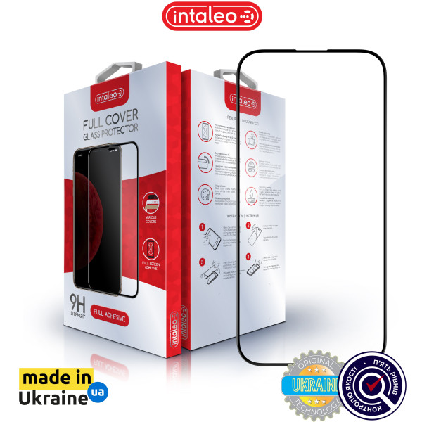Фото - Защитное стекло для смартфона Intaleo 9H 3D for Apple iPhone 14 Plus / iPhone 13 Pro Max Black (1283126542121)