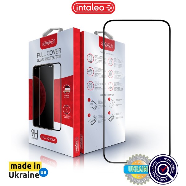 Фото - Защитное стекло для смартфона Intaleo 9H 3D for Apple iPhone 15 Pro Black (1283126577338)