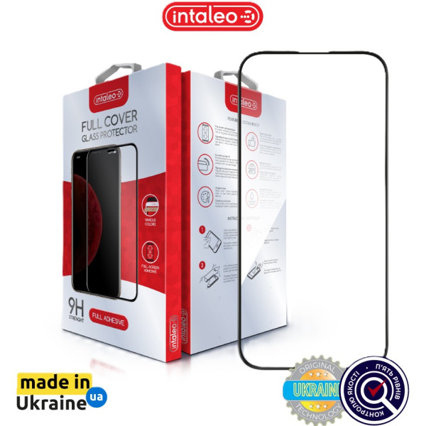 Фото - Защитное стекло для смартфона Intaleo Privacy for Apple iPhone 16 / iPhone 15 Black (1283126607011)