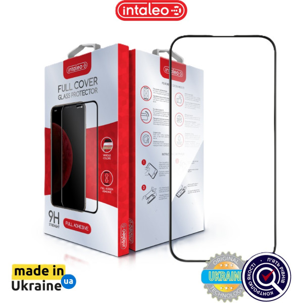 Фото - Защитное стекло для смартфона Intaleo Privacy for Apple iPhone 16 Plus / iPhone 15 Plus Black (1283126607042)