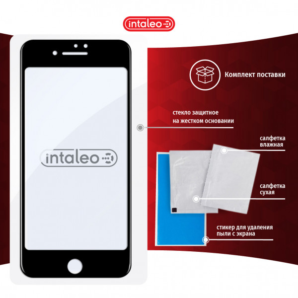 Фото - Захисне скло для смартфону Intaleo Full Glue for Apple iPhone 7/8 Black (1283126497520)