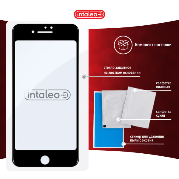 Фото - Защитное стекло для смартфона Intaleo 9H 3D for Apple iPhone 6 / 7 / 8 / SE 2020 Black (1283126501753)