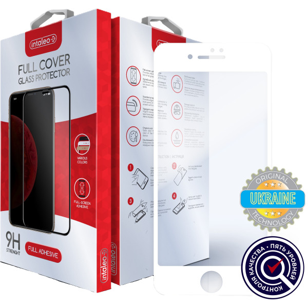Фото - Защитное стекло для смартфона Intaleo 9H 3D for Apple iPhone 7/ 8 / 6 / SE 2020 White (1283126501760)