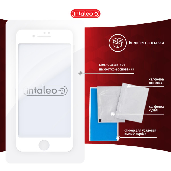 Фото - Защитное стекло для смартфона Intaleo 9H 3D for Apple iPhone 7/ 8 / 6 / SE 2020 White (1283126501760)
