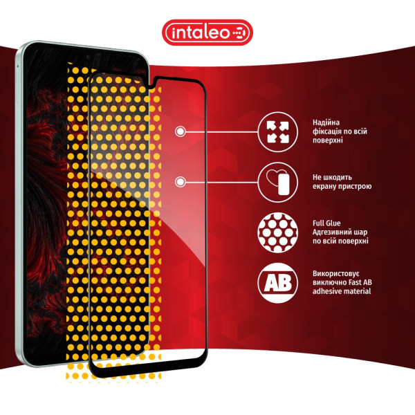 Фото - Захисне скло для смартфону Intaleo Full Glue ESD for Samsung A17 Black (1283126624360)