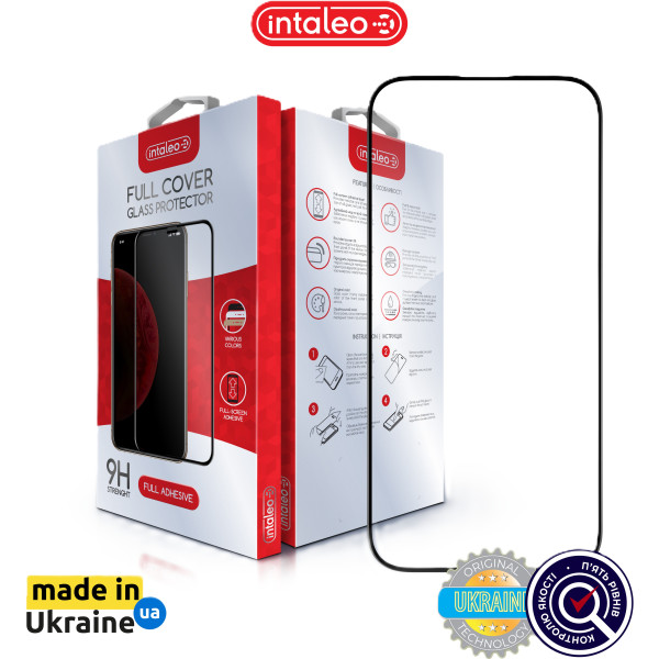 Фото - Захисне скло для смартфону Intaleo 3D 9H for Apple iPhone 17e / 13 / 13 Pro / 14 / 16e Black (1283126636967)