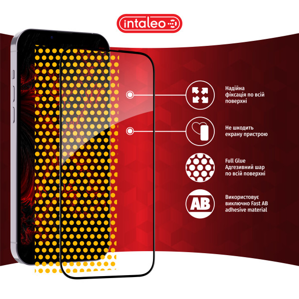 Фото - Захисне скло для смартфону Intaleo 3D 9H for Apple iPhone 17e / 13 / 13 Pro / 14 / 16e Black (1283126636967)