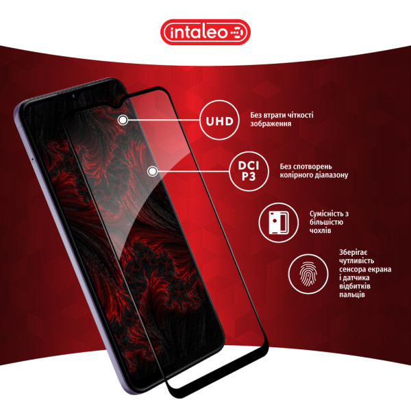 Фото - Захисне скло для смартфону Intaleo 9H 3D for HMD ARC Black (1283126624063)