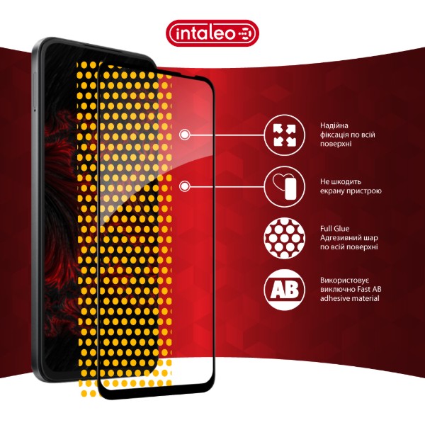 Фото - Защитное стекло для смартфона Intaleo 3D 9H for Infinix Hot 60i 4G Black (1283126627712)
