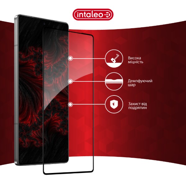 Фото - Защитное стекло для смартфона Intaleo 3D 9H for Infinix Note 50 / Note 50 Pro / Note 50 Pro+ Black (1283126627835)