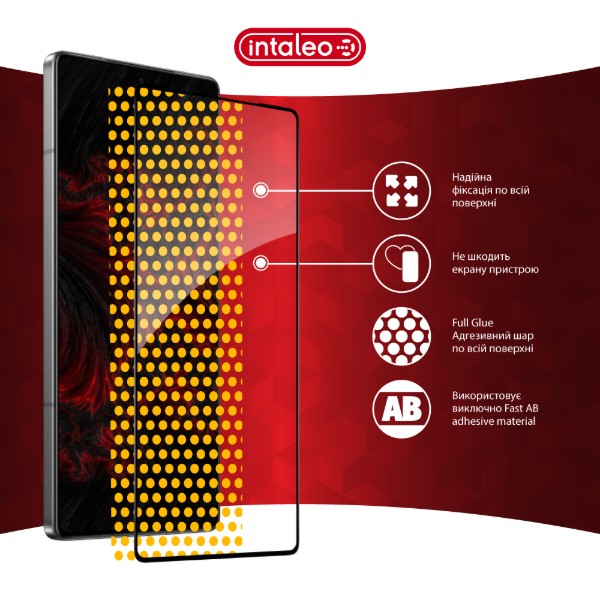 Фото - Защитное стекло для смартфона Intaleo 3D 9H for Infinix Note 50 / Note 50 Pro / Note 50 Pro+ Black (1283126627835)