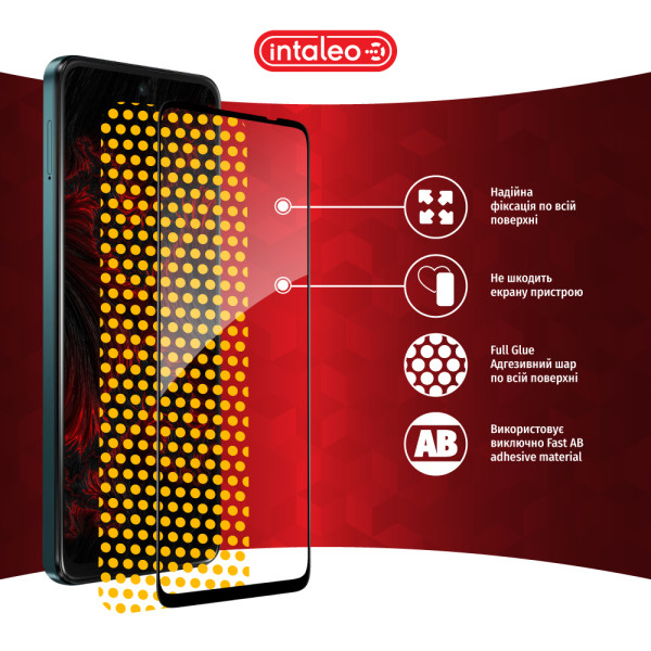 Фото - Захисне скло для смартфону Intaleo 3D 9H for Moto E15 / G05 / G15 / G15 Power / G17 / G17 Power Black (1283126633584)