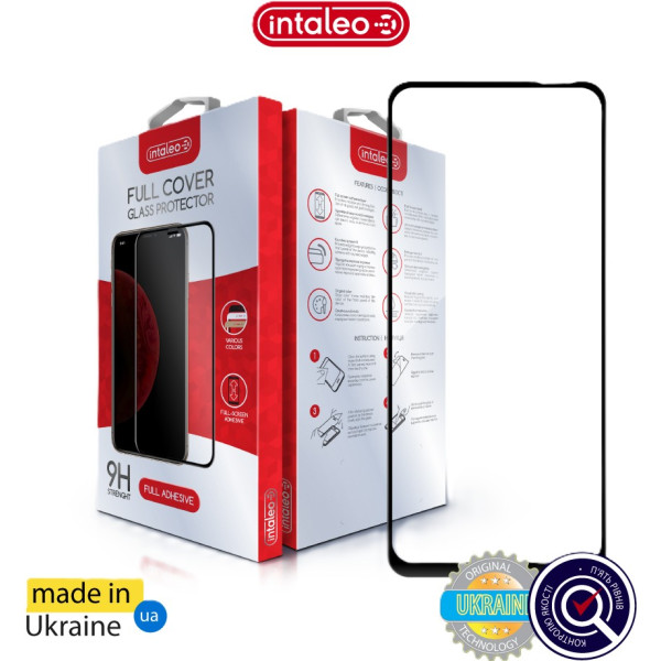 Фото - Защитное стекло для смартфона Intaleo 3D 9H for Tecno POP 10 Black (1283126627972)
