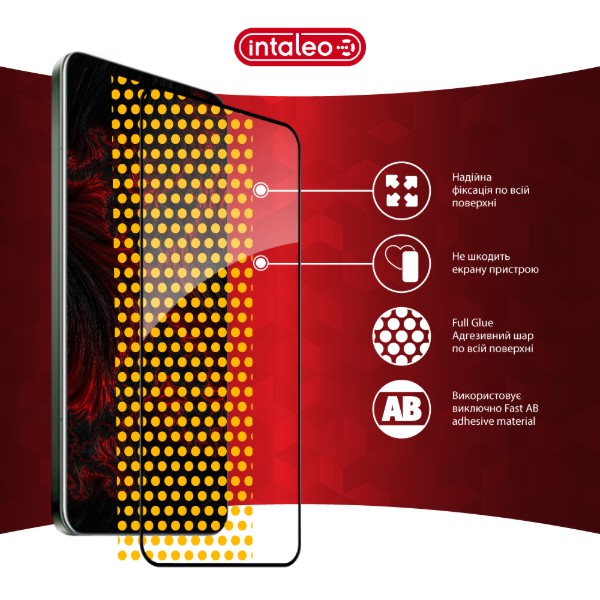 Фото - Защитное стекло для смартфона Intaleo 3D 9H for Xiaomi 15 Pro Black (1283126625442)