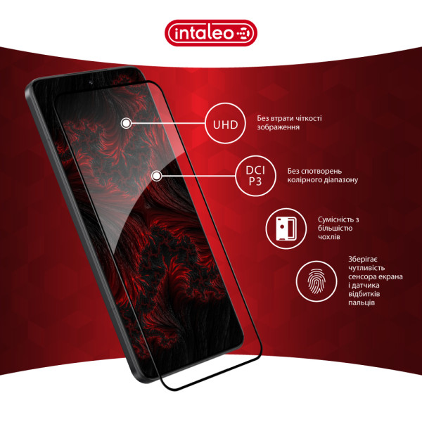 Фото - Защитное стекло для смартфона Intaleo 3D 9H for Xiaomi 15 Ultra Black (1283126625398)