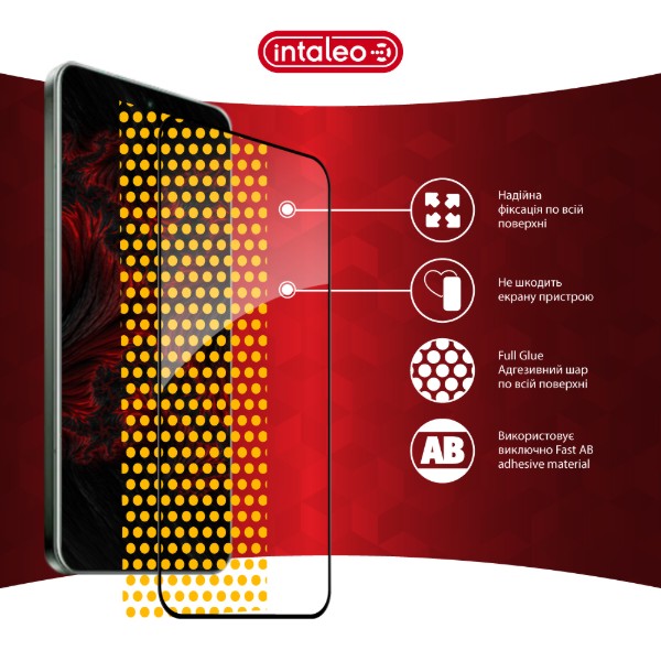Фото - Защитное стекло для смартфона Intaleo 3D 9H for Xiaomi Poco M8 Pro Black (1283126634550)