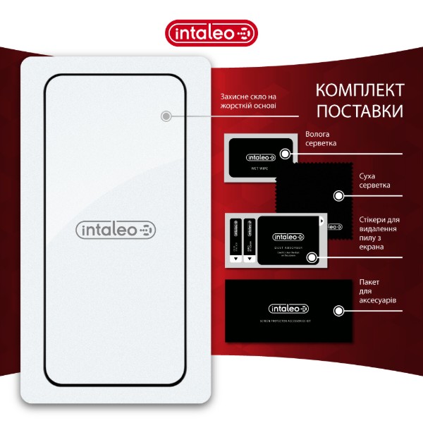 Фото - Защитное стекло для смартфона Intaleo 3D 9H for Xiaomi Poco M8 Pro Black (1283126634550)