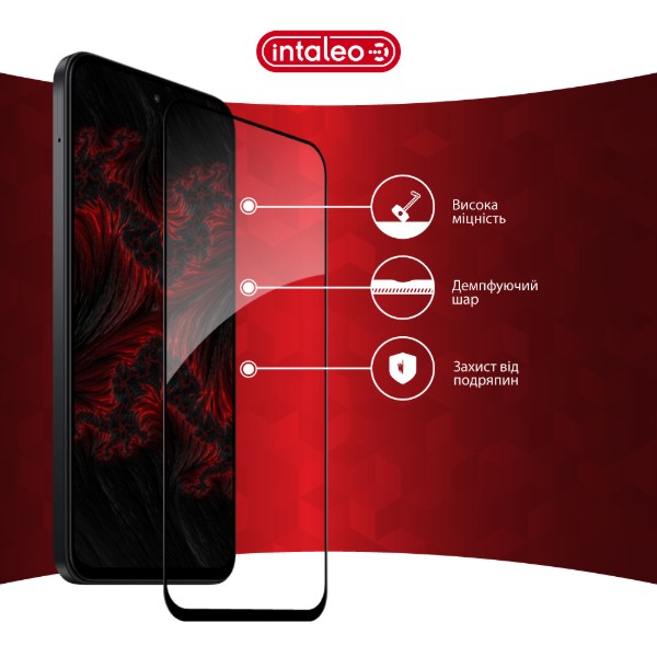 Фото - Захисне скло для смартфону Intaleo 3D 9H for Xiaomi Redmi 15 4G/5G Black (1283126625794)