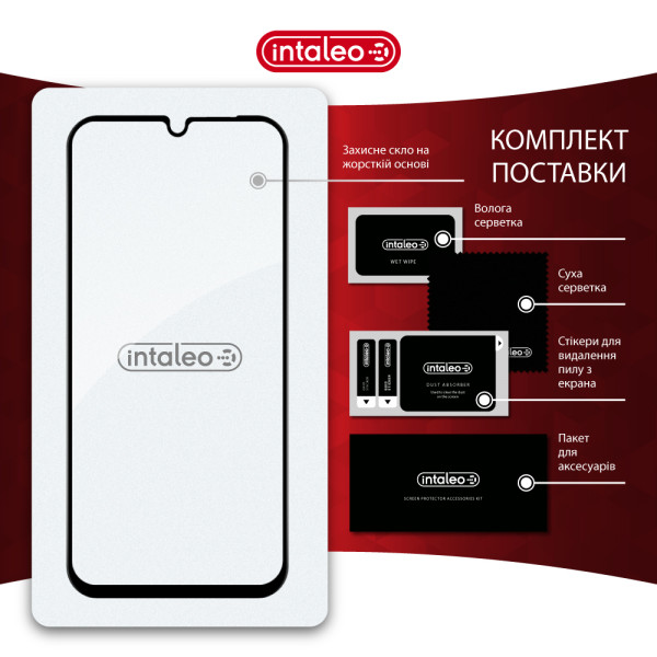 Фото - Защитное стекло для смартфона Intaleo 3D 9H for Xiaomi Redmi 15C 4G / Redmi 15C / Poco C85 4G Black (1283126625824)