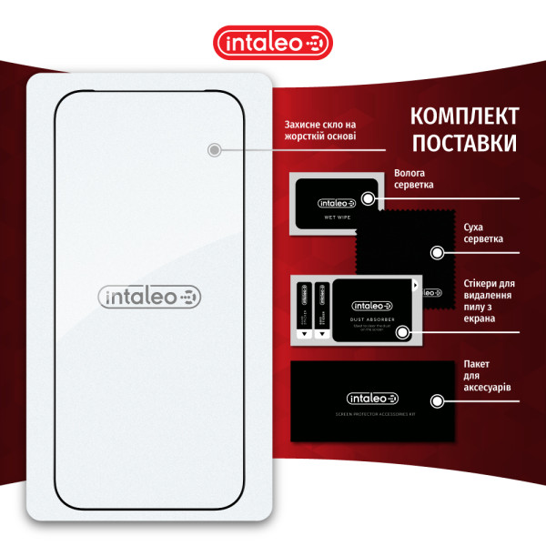 Фото - Защитное стекло для смартфона Intaleo 3D 9H for Google Pixel 9 / Pixel 9 Pro Black (1283126620447)