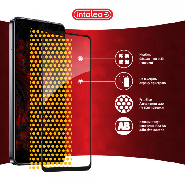 Фото - Захисне скло для смартфону Intaleo Full Glue for Infinix Hot 40i Black (1283126588945)