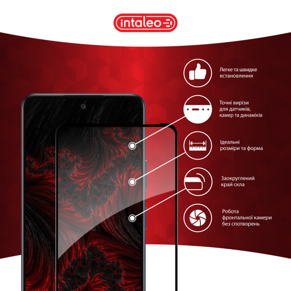 Фото - Захисне скло для смартфону Intaleo 9H 3D for Infinix Hot 50 4G / Hot 50 Pro Black (1283126607318)