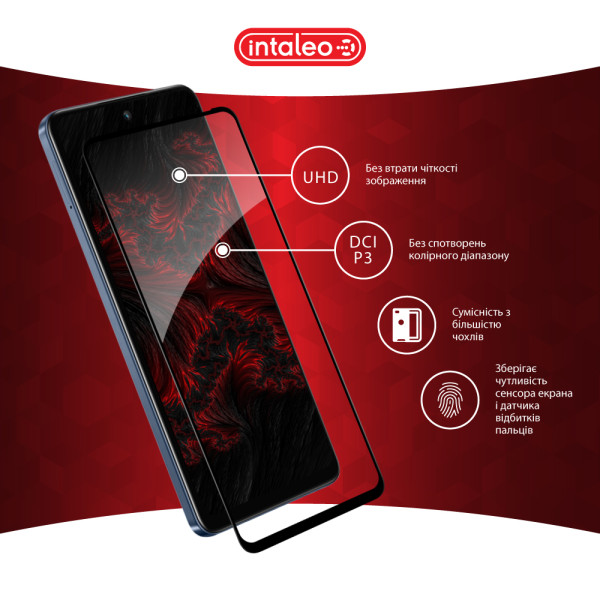 Фото - Захисне скло для смартфону Intaleo 9H 3D for Infinix Hot 50 4G / Hot 50 Pro Black (1283126607318)