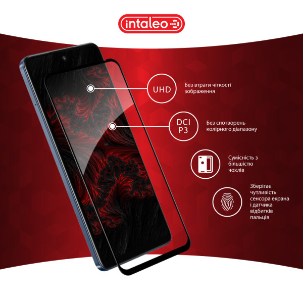 Фото - Захисне скло для смартфону Intaleo 3D 9H for Infinix Hot 50 5G / Hot 50i / Smart 9 Black (1283126606939)