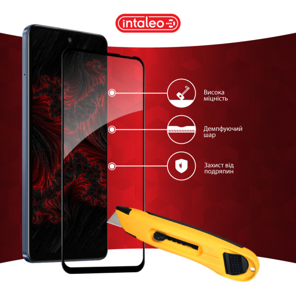 Фото - Захисне скло для смартфону Intaleo 3D 9H for Infinix Hot 50 5G / Hot 50i / Smart 9 Black (1283126606939)