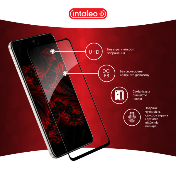 Фото - Захисне скло для смартфону Intaleo 9H 3D for Infinix Hot 50 Pro / Hot 50 4G Black (1283126598692)