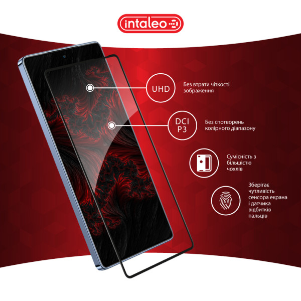 Фото - Защитное стекло для смартфона Intaleo 9H 3D for Infinix Note 40 4G Black (1283126594915)