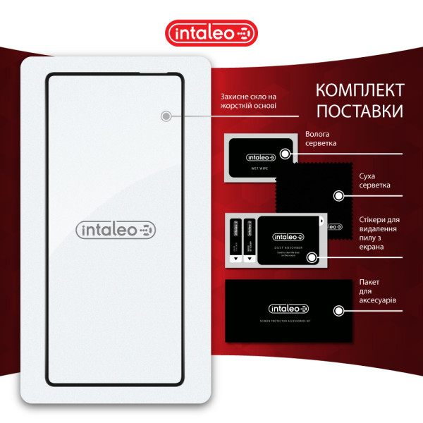 Фото - Защитное стекло для смартфона Intaleo 9H 3D for Infinix Note 40 4G Black (1283126594915)