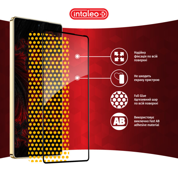 Фото - Защитное стекло для смартфона Intaleo 9H 3D for Infinix Note 40 5G Black (1283126613135)