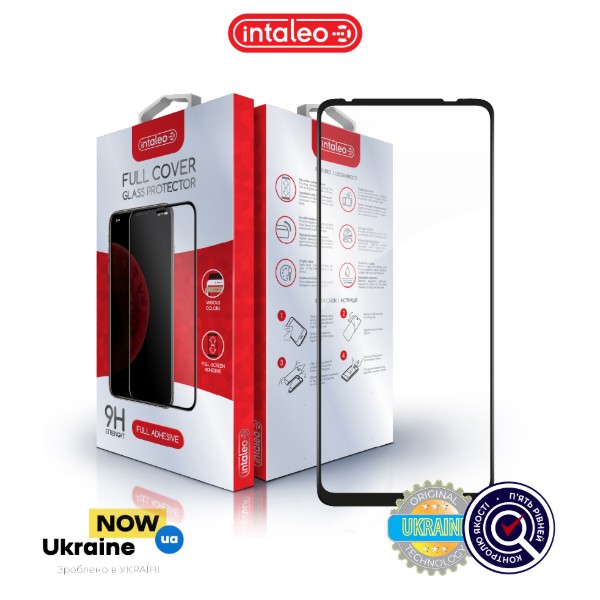 Фото - Захисне скло для смартфону Intaleo Full Glue for MOTO E20 Black (1283126521263)